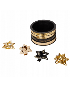 Ruban Bolduc de Noel 4 x 5 mètres + 4 étoiles  - Accueil