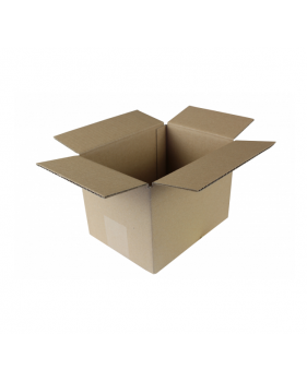Caisse Carton / Boite En Carton Brun 35x27x25,5cm En Simple Cannelu...