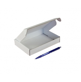Witte standaard brievenbusdoos formaat A6 - 16x11x3 cm  - Home