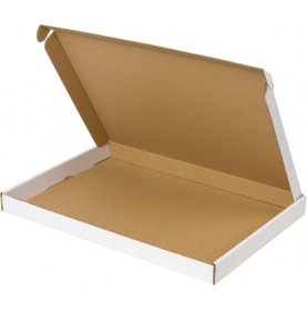 Witte standaard brievenbusdoos formaat A4 - 31 x 21,5 x 3 cm  - Home