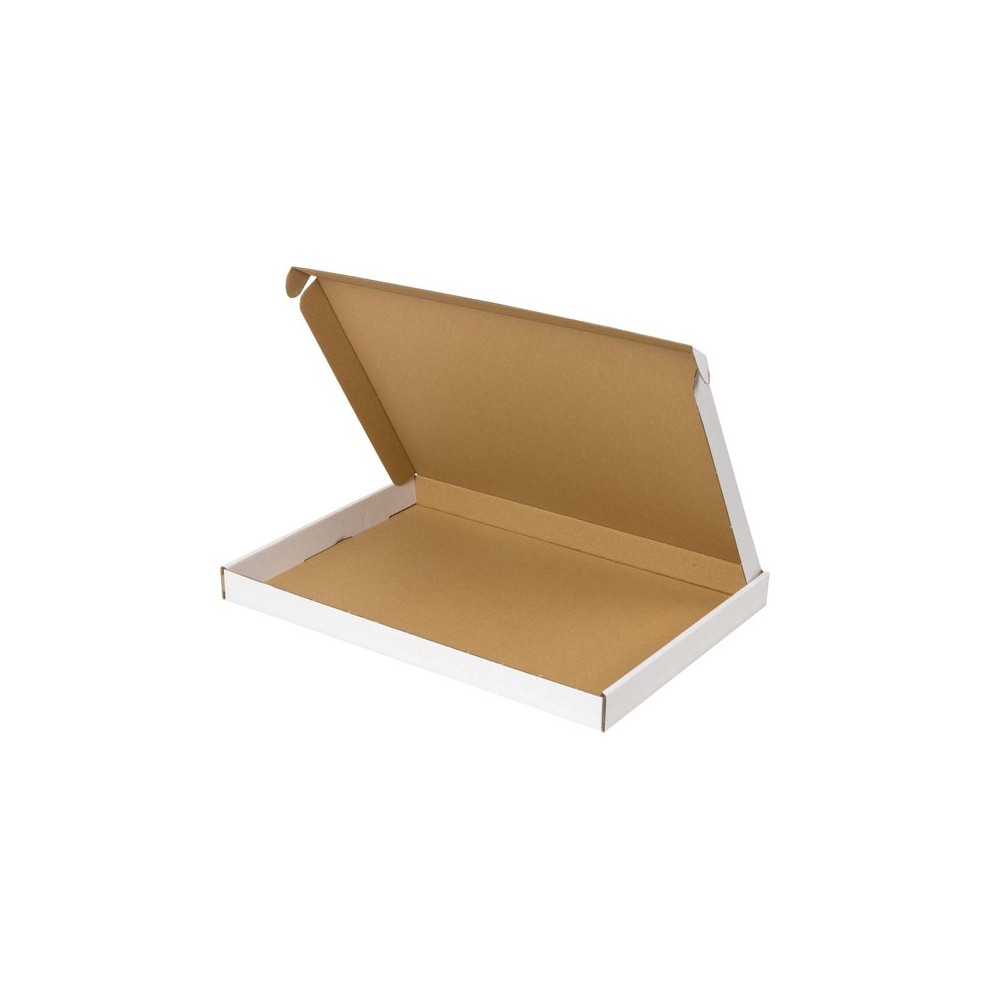 Witte standaard brievenbusdoos formaat A4 - 31 x 21,5 x 3 cm  - Home