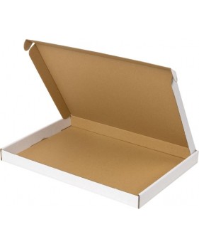 Witte standaard brievenbusdoos formaat A4 - 31 x 21,5 x 3 cm  - Home