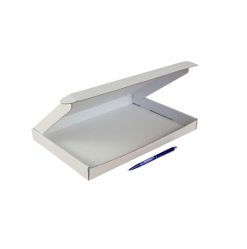 Witte standaard brievenbusdoos formaat A5 - 22 x 15.5 x 3 cm  - Home