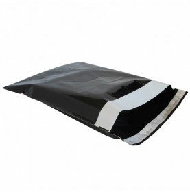 Zwarte Plastic Envelop / Webshopzakken / Verzendzakken 16,5x24,5cm ...