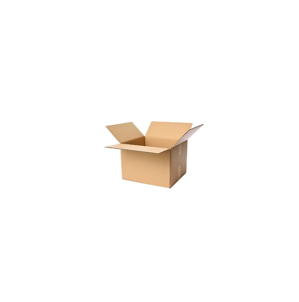 Caisse carton / boite en carton format A4 31x22x20cm simple cannelu...