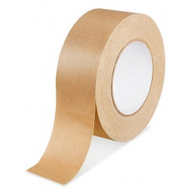Ecologische papieren tape 50mm x 50m/ Papieren plakband / Tape kraf...