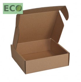 Ecologische Bruine postdozen/ verzenddozen 16,2 x 15,4 x 5,2cm  - Home