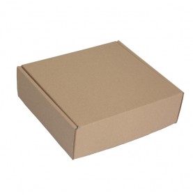 Ecologische Bruine postdozen/ verzenddozen 16,2 x 15,4 x 5,2cm  - Home 2