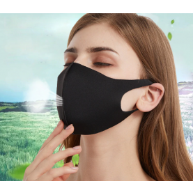 Safe-protex Mask - Individuele Stoffen Mondmasker - Zwart 1 Stuk  -... 2