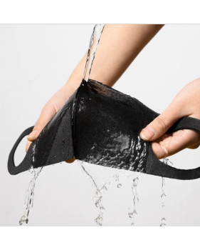 Safe-protex Mask - Individuele Stoffen Mondmasker - Zwart 1 Stuk  -...