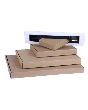 Bruine standaard brievenbusdoos formaat A5 - 25,5 x 16 x 2,8 cm  - ...