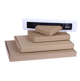 Bruine standaard brievenbusdoos formaat A4 - 31 x 21,5 x 3 cm  - Home 2