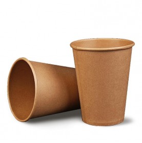 Koffiebeker karton 70,3mm 180ml 7oz vendingcup bruin100 stuks  - Home 2