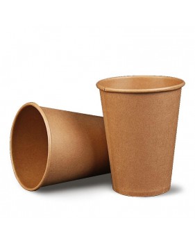 Gobelet à café en carton 70,3mm 180ml brun, pour distributeur - 100...