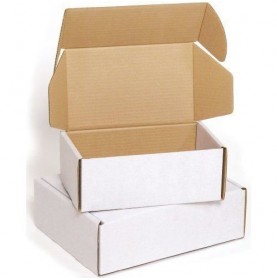 Witte postdozen/ verzenddozen 26x19x10cm  - Home