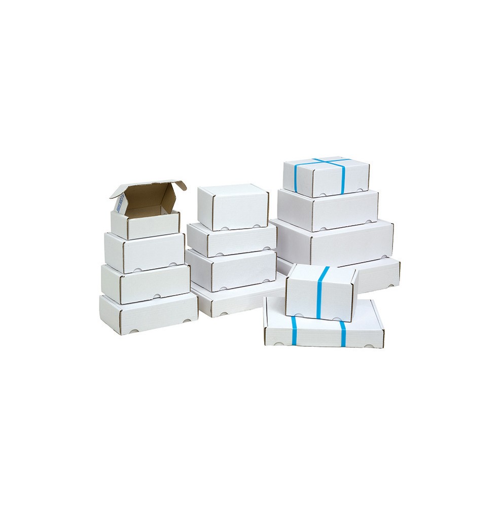 Witte postdozen/ verzenddozen 26x19x10cm  - Home