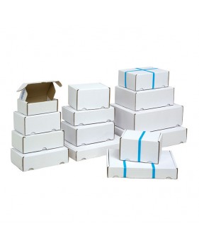 Witte postdozen/ verzenddozen 31x22x6cm formaat A4  - Home