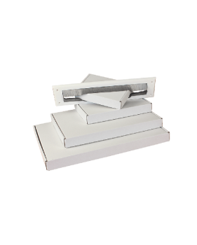 Witte standaard brievenbusdoos formaat A6 - 16x11x3 cm  - Home