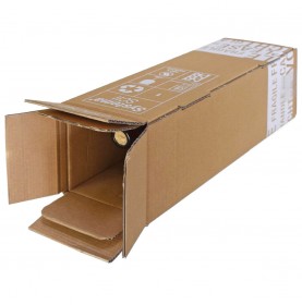 Wijnverzenddoos 1 fles dubbelgolf / Verzenddoos voor 1 fles / Flesv...