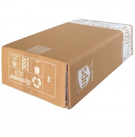 Boite d'expédition pour 2 bouteilles - double cannelure  - Accueil 2