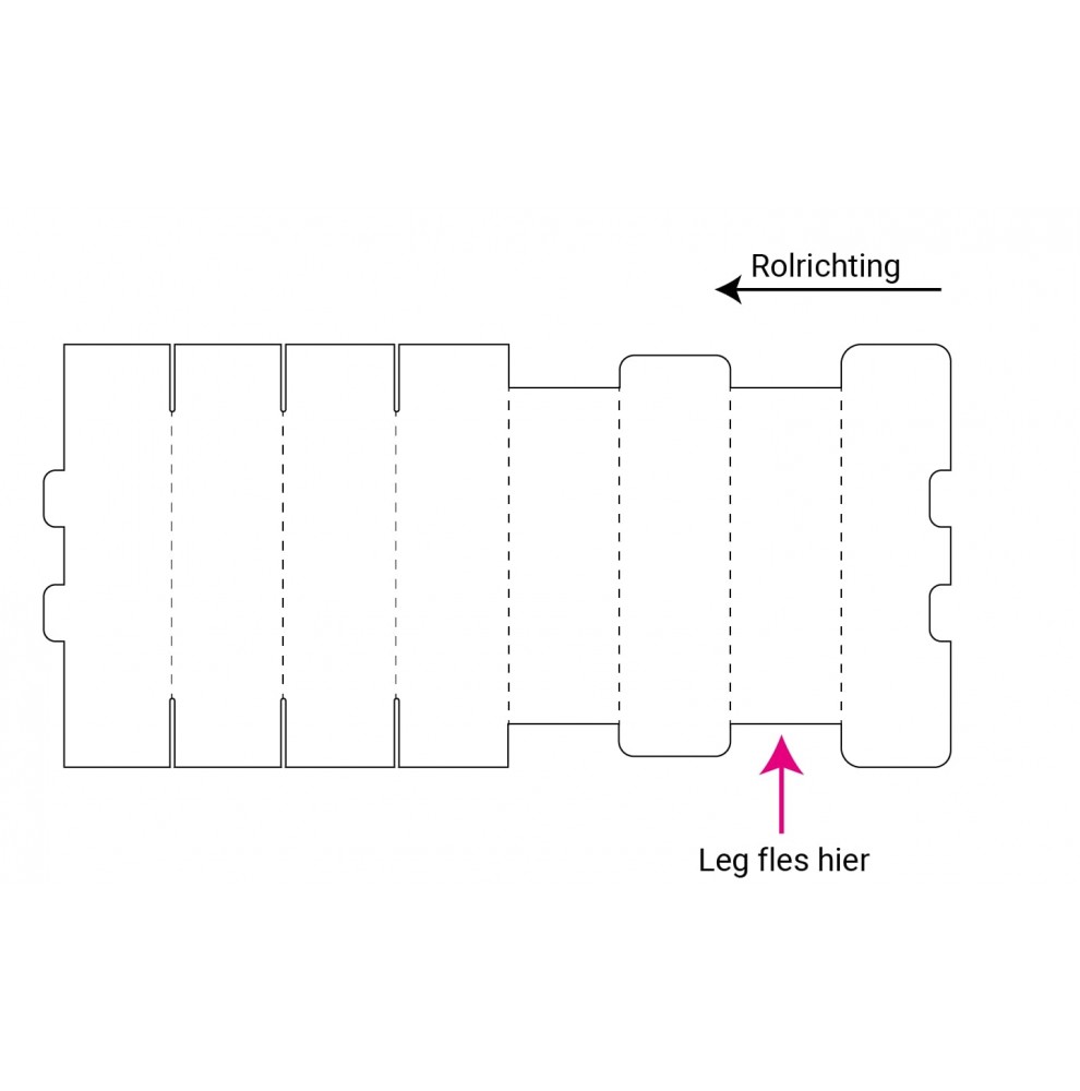 Boite d'expédition pour 3 bouteilles - double cannelure  - Accueil