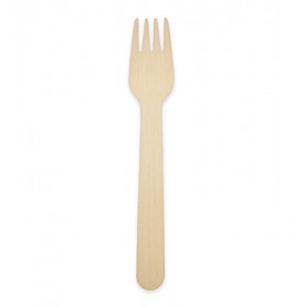 100 x BIO Houten vorken 16cm  - Home