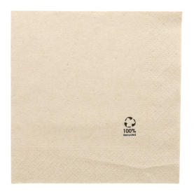 100 x 100% Gerecyclede BIO Tissue servet 33cm 2 laags Natuur  - Home 2
