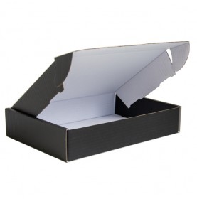 Zwarte postdozen/ verzenddozen 31x22x6cm  - Home