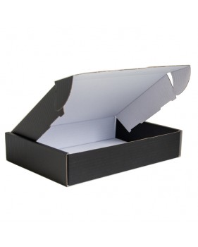 Zwarte postdozen/ verzenddozen 31x22x6cm  - Home
