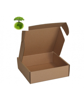 Ecologische Bruine postdozen/ verzenddozen 20x12x4,5cm  - Home