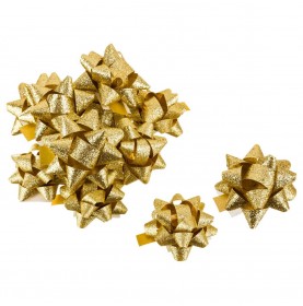 12 x Ster mat goud 6cm  - Home