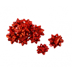 12 x Ster mat rood 6cm  - Home