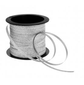 Bolduc argenté effet satiné 5mm x 20m  - Accueil