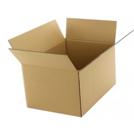 Caisse carton / boite en carton format 40x30x20cm en simple cannelu...