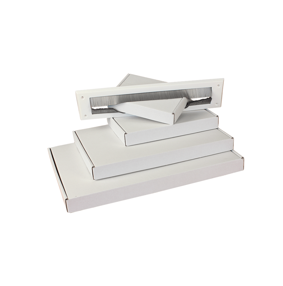 Witte standaard brievenbusdoos formaat A4 - 31 x 21,5 x 3 cm  - Home