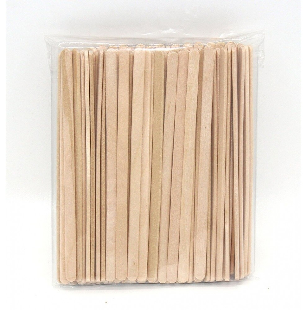 100 x Roerstokjes - Berkenhout  - Home