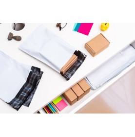 Ondoorzichtige plastic envelop / Webshopzakken / Verzendzakken A3 -...