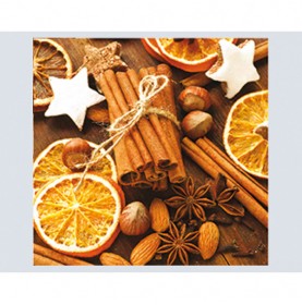 20 x x Tissue Servetten 33cm 1/4 Vouw 3-laags "Herfst"  - Home