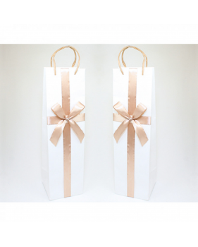 Wijntas voor 1 Fles / cadeauverpakking /Kraft zakjes in kraftpapier...