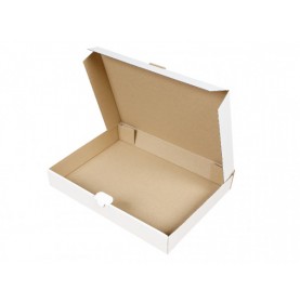 Witte Ecologische Postdozen/ Verzenddozen formaat A4 32x22.5x5cm  -...