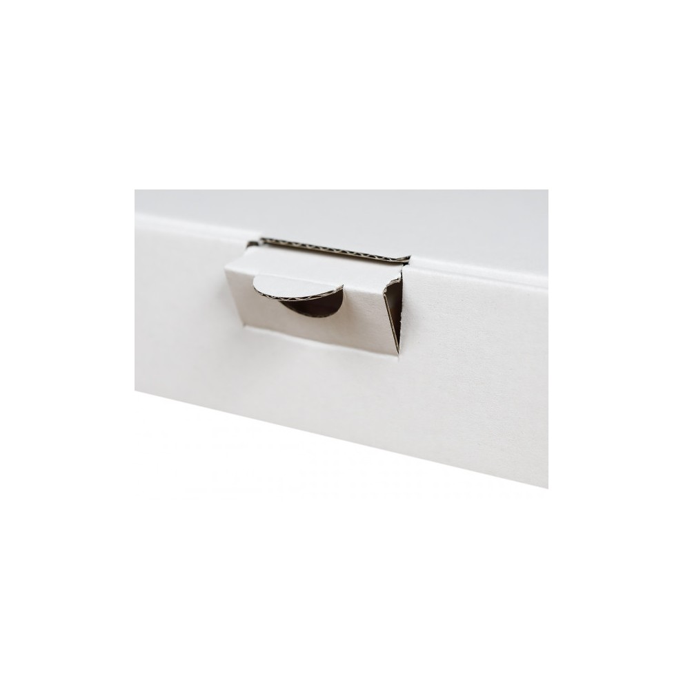 Witte Ecologische Postdozen/ Verzenddozen formaat A4 32x22.5x5cm  -...