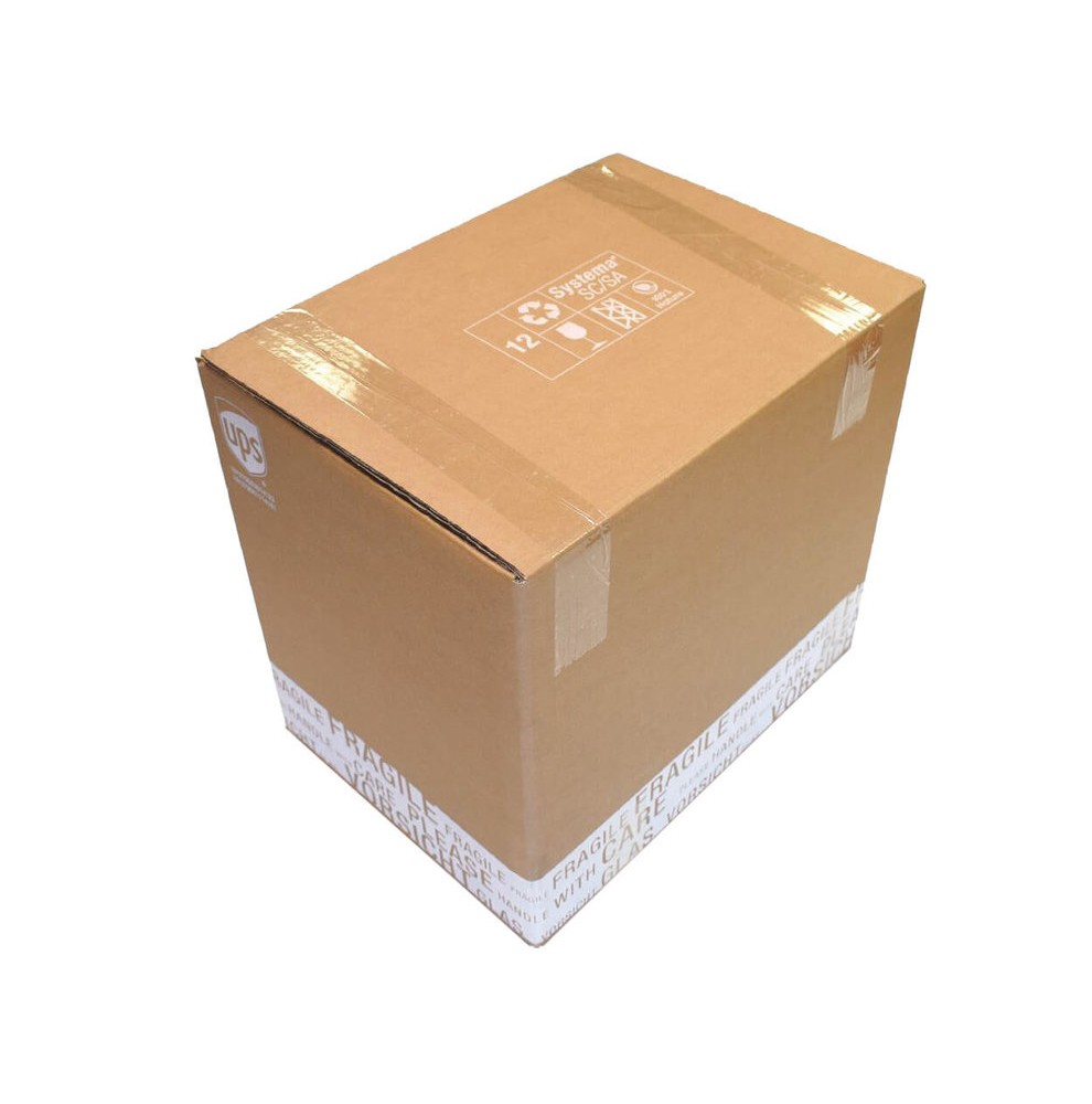 Boite d'expédition pour 12 bouteilles - double cannelure  - Accueil