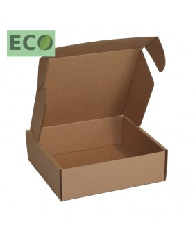 Ecologische Bruine postdozen/ verzenddozen 13,7 x 9 x 3,4 cm  - Home