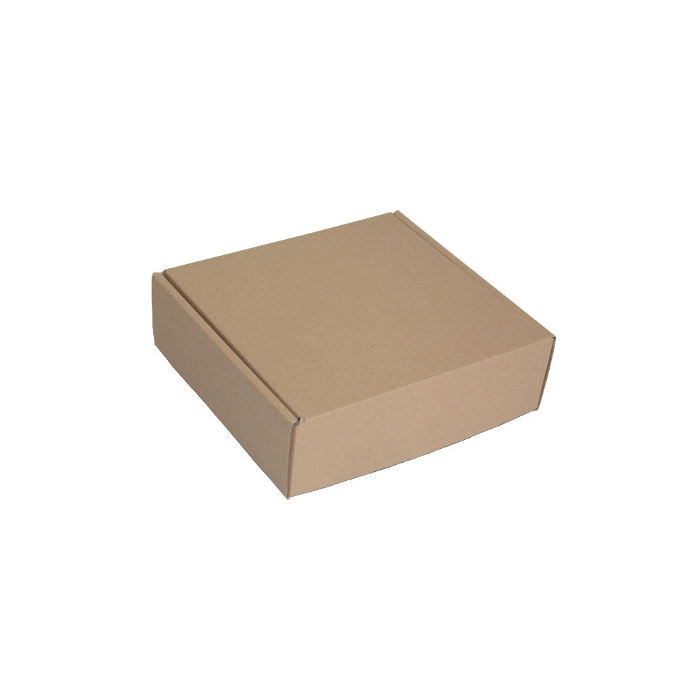Ecologische Bruine postdozen/ verzenddozen 13,7 x 9 x 3,4 cm  - Home
