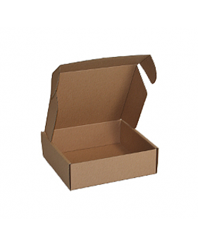 Ecologische Bruine postdozen/ verzenddozen 13,7 x 9 x 3,4 cm  - Home