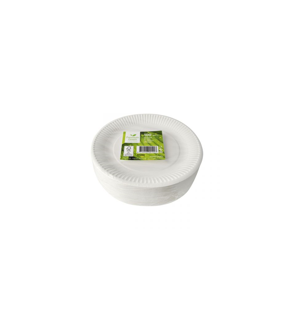 100 kartonnen borden 23cm + 100 kartonnen bekers 240ml-Wegwerp serv... 100 kartonnen borden 23cm + 100 kartonnen bekers 240ml-Wegwerp serv...