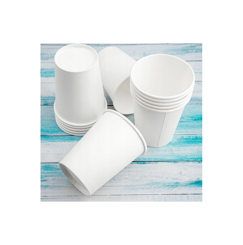100 kartonnen borden 23cm + 100 kartonnen bekers 240ml-Wegwerp serv... 100 kartonnen borden 23cm + 100 kartonnen bekers 240ml-Wegwerp serv...