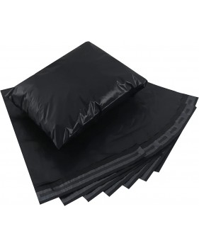 50 x Zwarte Plastic Envelop Webshopzakken/ Verzendzakken / Verzende...