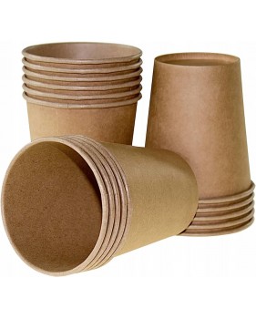 Gobelet à café en carton 70,3mm 180ml brun, pour distributeur - 100...